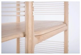 Библиотека за книги от масивна дъбова дървесина , височина 216 см Muse - Gazzda