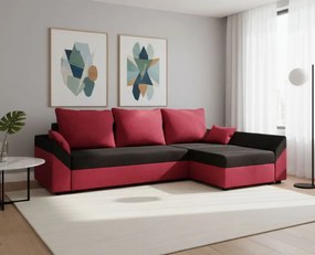 Ъглов диван Eibar-Mauro-kokkino