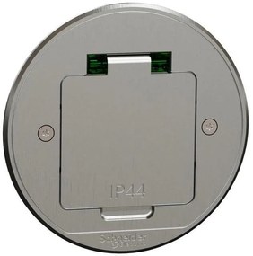 SE Подов контакт шуко IP44 кръгъл XS Unica System+  - INS52101