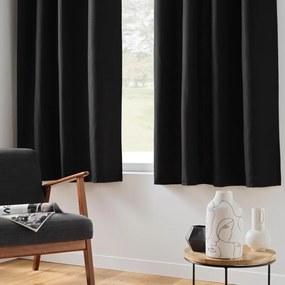 Черно термо/dimout перде от микрофибър 135x180 cm Micropolar – douceur d'intérieur