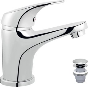 FERRO - Смесител за умивалник + изпускател ONE лъскав хром