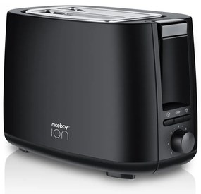 Niceboy ION Cruncher C1 - Тостер с два отвора и печка 750W/230V черен