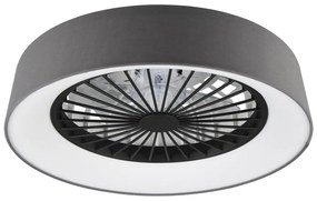 Сиво LED осветително тяло за таван Farsund – Trio