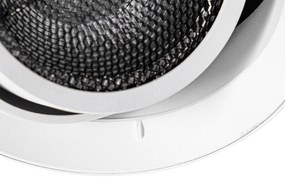 Модерен вграден прожектор бял GU10 AR111 кръгъл без рамка - Oneon Honey