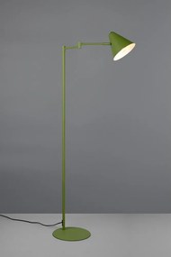 Зелена подова лампа с огъваща се структура (височина 126,5 cm) Cosima – Trio