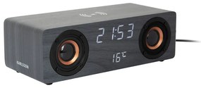 Дигитално радио будилник с безжично зарядно Classic BT – Karlsson