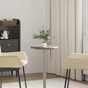 149191 vidaXL Плот за маса, сив, Ø40x2,5 см, мрамор