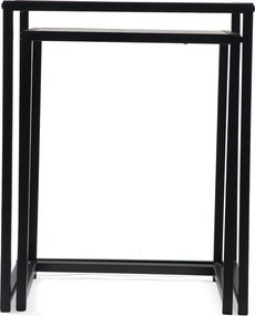 Странични масички в комплект 2 бр. от декор от дъб 38x38 cm Noah – Bonami Essentials