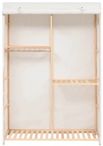 247108 vidaXL Гардероб за дрехи с 3 рафта, 110x40x170 см
