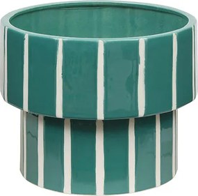 Кашпа atmosphera Flow, Керамика, Зелен, Ø30 cm