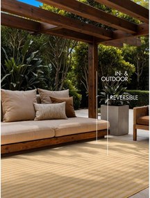 Килим за открито и закрито в цвят жълта охра/кремав 120x170 cm Haringey Linley – Ted Baker