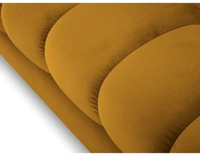 Ъглов диван от жълто кадифе , десен ъгъл Bali - Cosmopolitan Design
