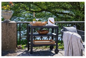 LED преносимо външно осветително тяло с таймер/с високоговорител с USB ø 18 cm Cardiff – House Nordic