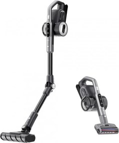 Вертикална прахосмукачка JIMMY H8 Flex, 550W, 185 AW, Сгъваема, Cyclone, Автономност 65 минути, LCD, 7 аксесоара, Сив/черен