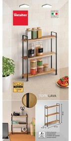 Дървен органайзер за подправки York – Metaltex