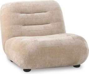 Бежово кадифено кресло Wyatt – Dutchbone