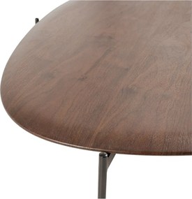 Масичка за кафе в тъмно естествен цвят 97x121 cm Kota – WOOOD