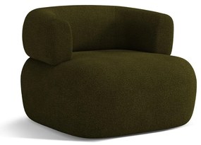 Зелено кресло от букле Jenny – Micadoni Home