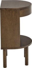 Нощно шкафче от декор от дъб в тъмно естествен цвят Paron – Actona