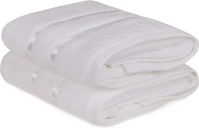 Комплект от 2 бели памучни кърпи , 50 x 90 cm Dolce - Foutastic