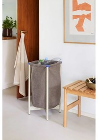 Бежов текстилен кош за пране Pod – Hübsch