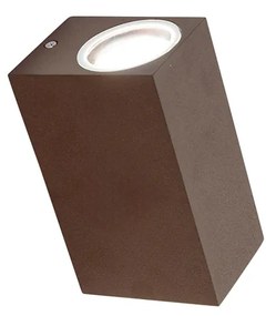 Модерен таванен осветител черен със стъклен триъгълник - Roslini