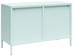 Светлосиня метална витрина 100x64x40 cm Luna – Støraa