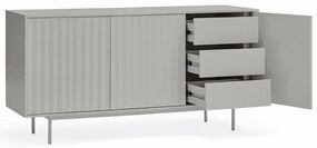 Сив нисък скрин 159x80 cm Sierra – Teulat