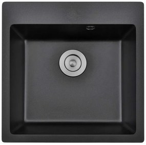 Гранитна мивка ICGS 5050 BLACK