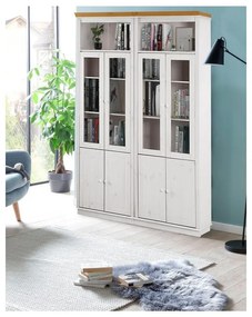 Бяла витрина от масивен бор 148x223 cm Anita – Støraa