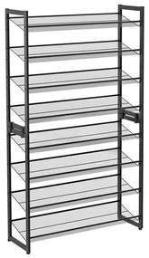 Шкаф за обувки ALVORO, черен