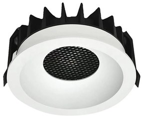 LED Лампа за окачен таван LED/12W/230V 3000/4000/6400K ø 8,6 cm бял