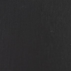 Памучен абажур черен кръгъл 18/18/14