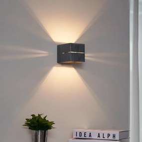 Модерна стенна лампа от ковано желязо със светлинен ефект - Transfer Groove