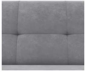 Светлосив кадифен ъглов диван Lilly – Støraa