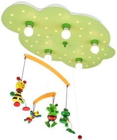 Висулна лампа за таван Elobra Bee and Frog Five-light