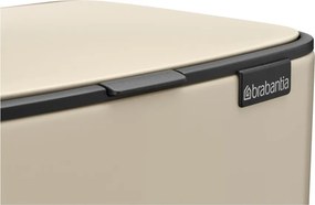Бежово стоманено кошче за боклук с педал 12 l Bo – Brabantia