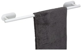 Бяла самозалепваща поставка за кърпи от неръждаема стомана Orea Uno – Wenko