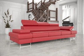 Диван Gelito LTHR триместен-Kokkino