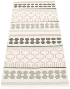 Светлорозова и сива пътека за открито и закрито 70x180 cm Asta Pale Rose – Pappelina