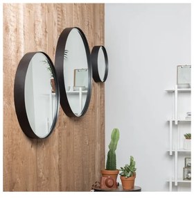 Огледало за стена ø 60 cm Raj - White Label