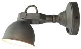 Сива стенна лампа Bow M - LABEL51