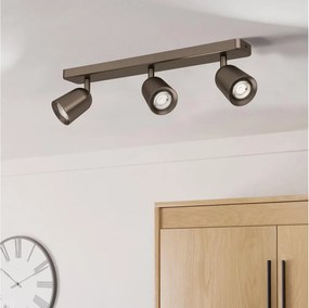 Eglo 901951 - Точково осветително тяло CAMALDOLI 3xGU10/10W/230V бронзово