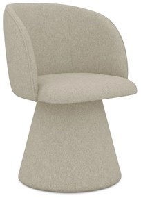 Бежов тапициран трапезен стол Maia – Makamii