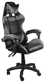 Геймърско кресло ΕΟ582.3 черно-сив цвят