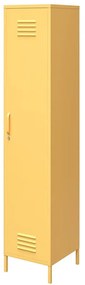 Жълт метален шкаф , 38 x 185 cm Cache - Novogratz