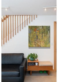 Репродукция на Густав Климт - Фермерска градина с разпятие , 60 x 60 cm Farm garden with crucifix - Fedkolor