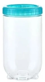 Кутия за храна INTERLOCK 0,5 л, тюркоаз/прозрачна