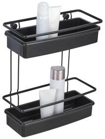 Черен рафт за душ Molinella, 30 x 35 cm - Wenko