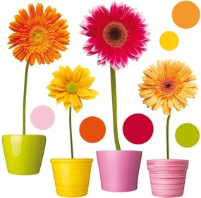 Декоративни стикери за стъкло Gerberas Ango